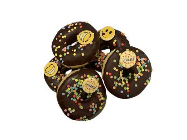 GESLAAGD donut&nbsp;3+1 gratis