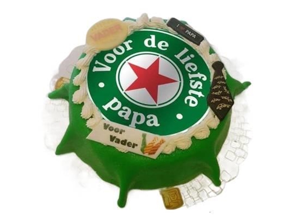 Bierdoptaart Heineken