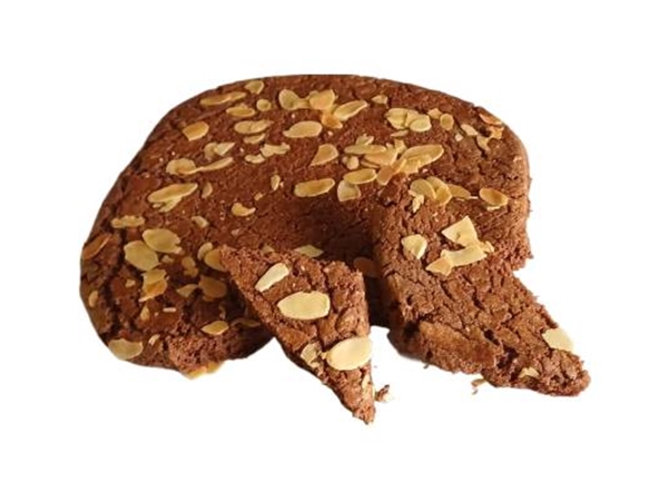 Speculaasbrok met amandelen