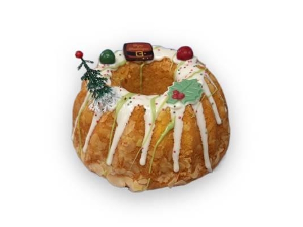 Tulbandcake witte fondant drip