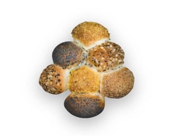 Kerstboom broodje (7 bolletjes)